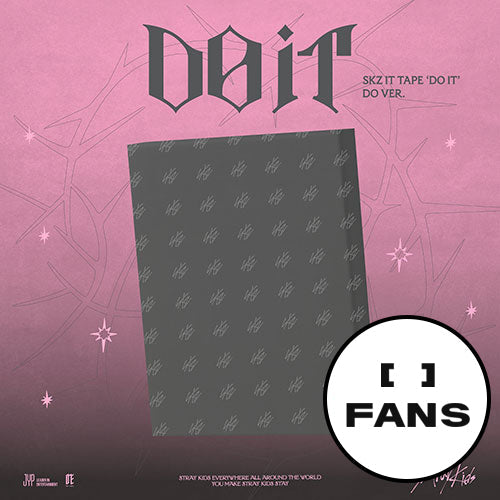 Album Stray Kids SKZ IT TAPE DO IT version DO limitée POB Fans couverture Hallyu Spot