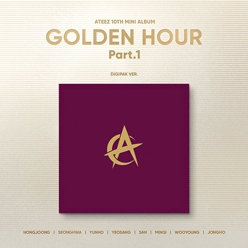 Album ATEEZ GOLDEN HOUR Part.1 Mini Vol.10 version Digipak 8 modèles couverture Hallyu Spot