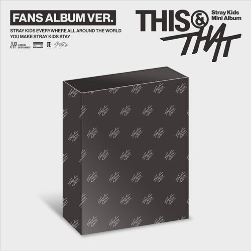 [PRÉCOMMANDE] STRAY KIDS - This & That (Fans Album Ver.)